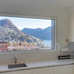 Imperial Of 3 With A View Behind The Station And 10 Min From The Of Apartment Lugano
